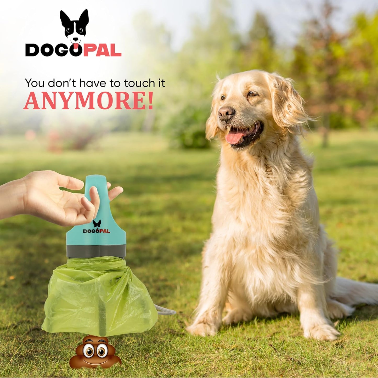 360 Portable Pooper Scooper with Bag Attachment & Dispenser – Lightweight Claw Poop Picker – Ideal for Small & Large Dogs – No-Touch, Hands-Free Waste Removal 2.0